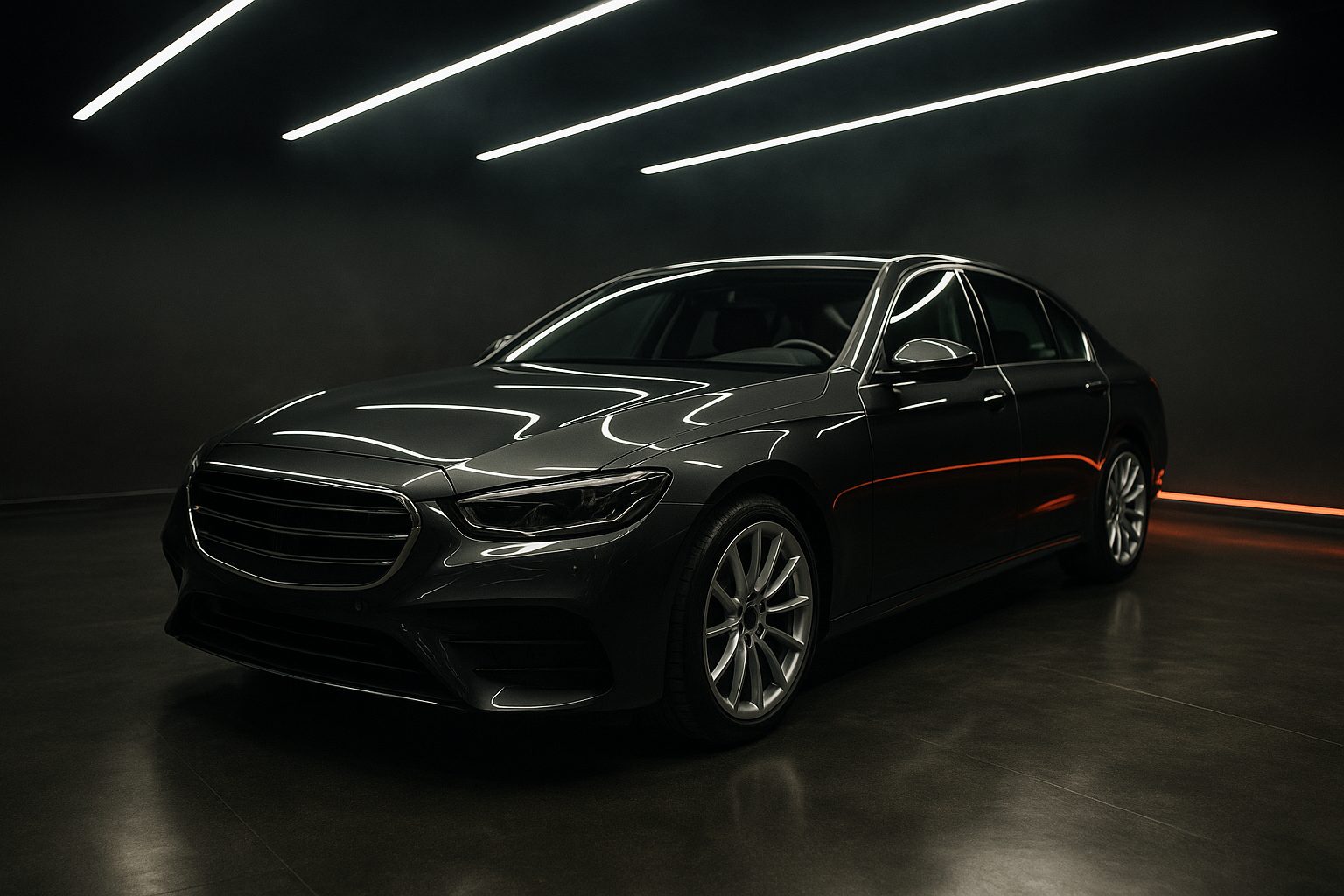 Detailing automobile a Strasbourg : carrosserie noire premium traitee en studio